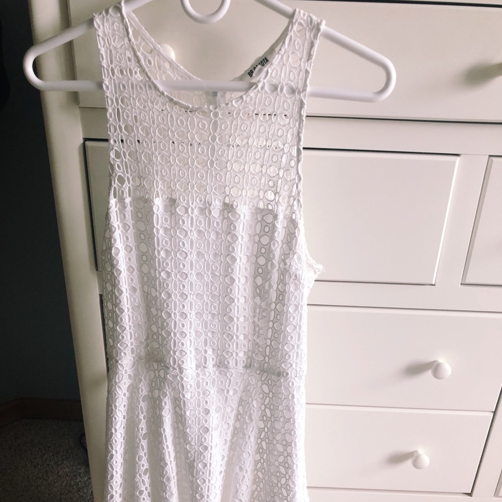 Urban outfitters white eyelet dress